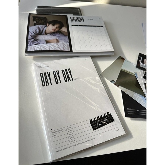 *Incomplete* TXT TOMORROW X TOGETHER 2023 Season's Greetings DAY BY DAY K-POP - Picture 11 of 13